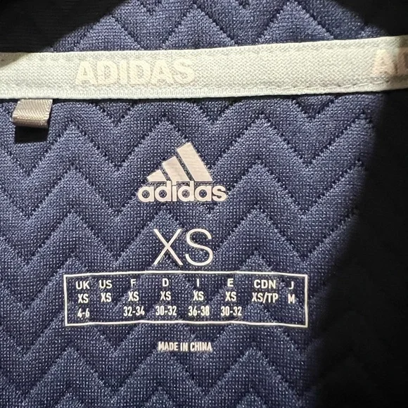 Adidas zipper up jacket EUC - XS - Picture 3 of 4